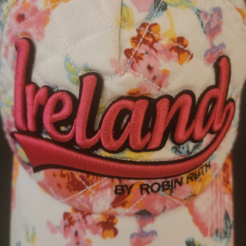 Robin Ruth Ireland Pastel Floral Baseball Hat One Size - Picture 2 of 6